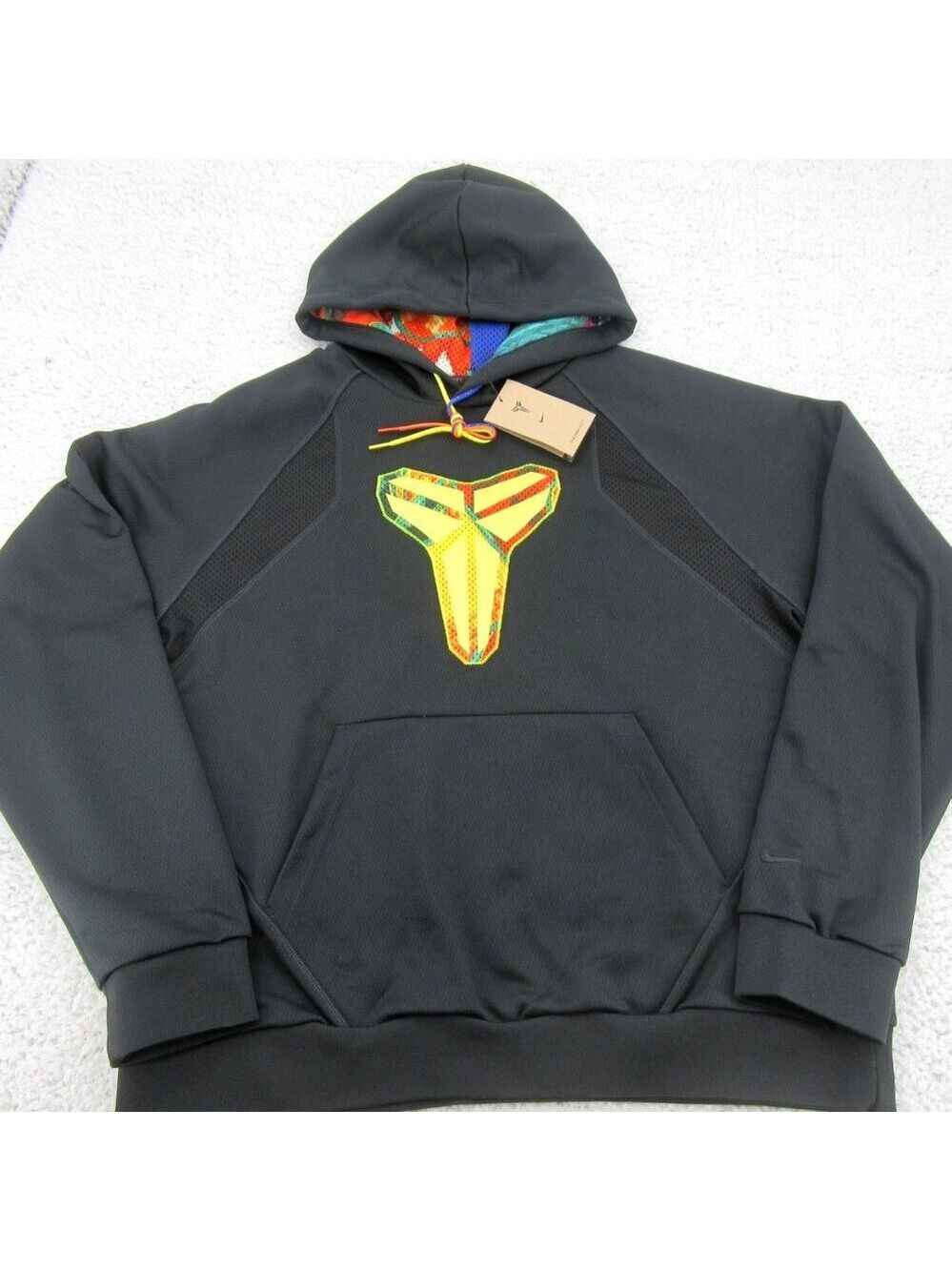 Nike Kobe Therma Fit " What The" Pullover Hoodie Mens Size Large NEW - Picture 2 of 13
